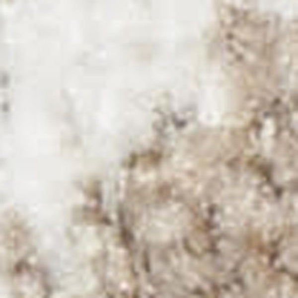 HomeRoots 9' Distressed Brown Floral Power Loom Area Rug with Fringed Edges for Timeless Living Space Style 9' X 13' 564194