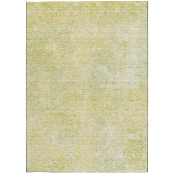 Homeroots 5' X 8' Gold Abstract Washable Non Skid Indoor Outdoor Area Rug Gold Polyester 564255