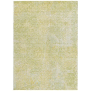 Homeroots 10' X 14' Gold Abstract Washable Non Skid Indoor Outdoor Area Rug Gold Polyester 564259