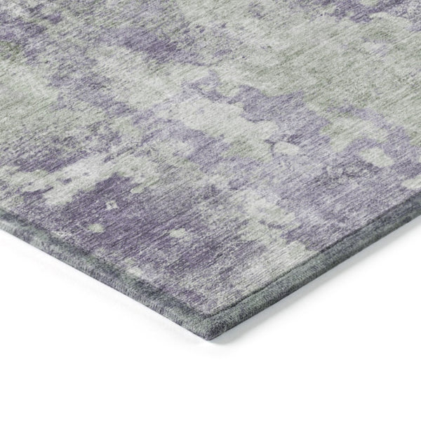 HomeRoots 5' Green Abstract Washable Area Rug - Stylish Indoor/Outdoor Design, Durable & Easy to Clean 8' X 10' 564284