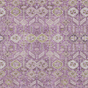 Homeroots 8' Runner Rug – Stylish Blue And Black Floral Design, Washable, Non-skid For Indoor And Outdoor Use 8' X 10' Polyester 564344