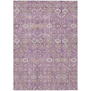 HomeRoots 5' Blue and Black Floral Area Rug – Washable, Non-Skid Design for Indoor and Outdoor Spaces 10' X 14' 564346