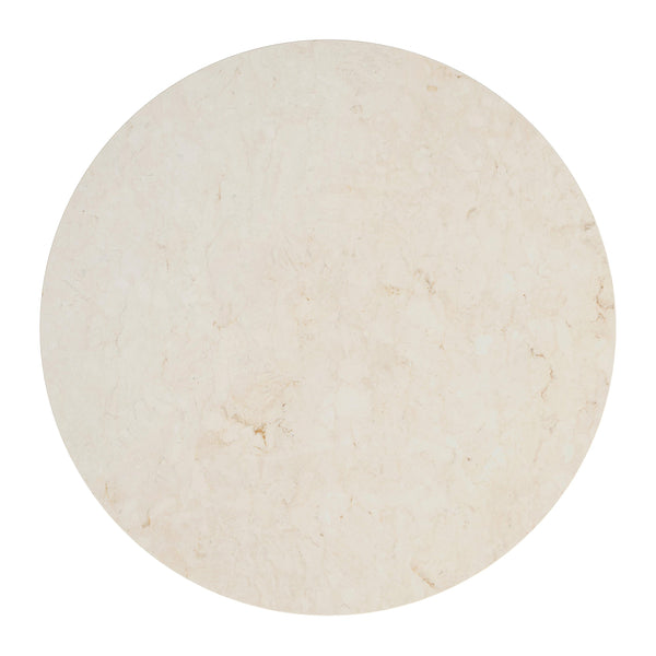 Butler Specialty Danielle Round Pedestal Dining Table With Stunning Marble Top – Elegant Farmhouse Charm Tan,Beige Marble,Mahogany Wood,Plywood 5644415-butler