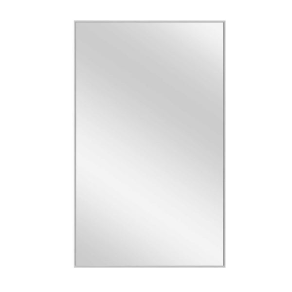 HomeRoots 51" Silver Metal Leaning Mirror – Stylish Full-Length Reflection for Modern Spaces & Effortless Style 564444