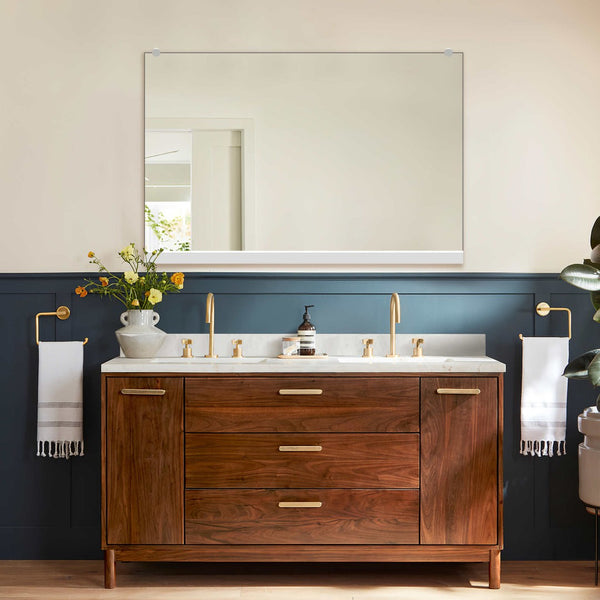 HomeRoots 47" Black Metal Full-Length Mirror – Sleek Leaning Design for Modern Spaces & Effortless Style 564450
