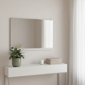 HomeRoots 47" Black Metal Full-Length Mirror – Sleek Leaning Design for Modern Spaces & Effortless Style 564450