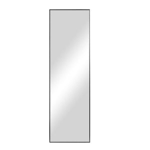 HomeRoots 71" Black Metal Full-Length Mirror - Sleek, Leaning Design for Modern Spaces & Timeless Style 564480