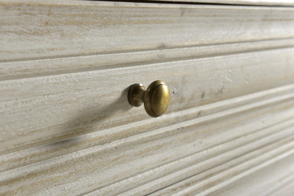 Homeroots 36" White Solid Wood Four Drawer Standard Chest  Solid Wood 564521