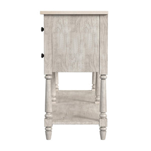 Butler Specialty Danielle Marble 4 Drawer Sideboard: Elegant Farmhouse Design With Ample Storage For Your Home Gray Genuine Marble,Mahogany Wood,Mdf,Mindi Veneer 5645329-butler