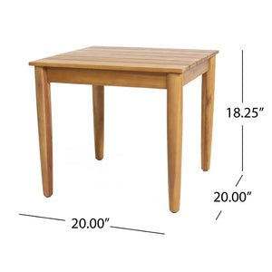 English Elm Rustic Acacia Wood Rope Woven Chair and Slat Table Set for Patio Comfort N769P326314T_70151.00