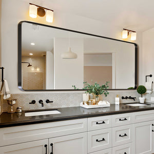 HomeRoots 71" Black Metal Framed Full Length Mirror – Sleek, Modern, and Versatile for Any Room's Elegance! 564615