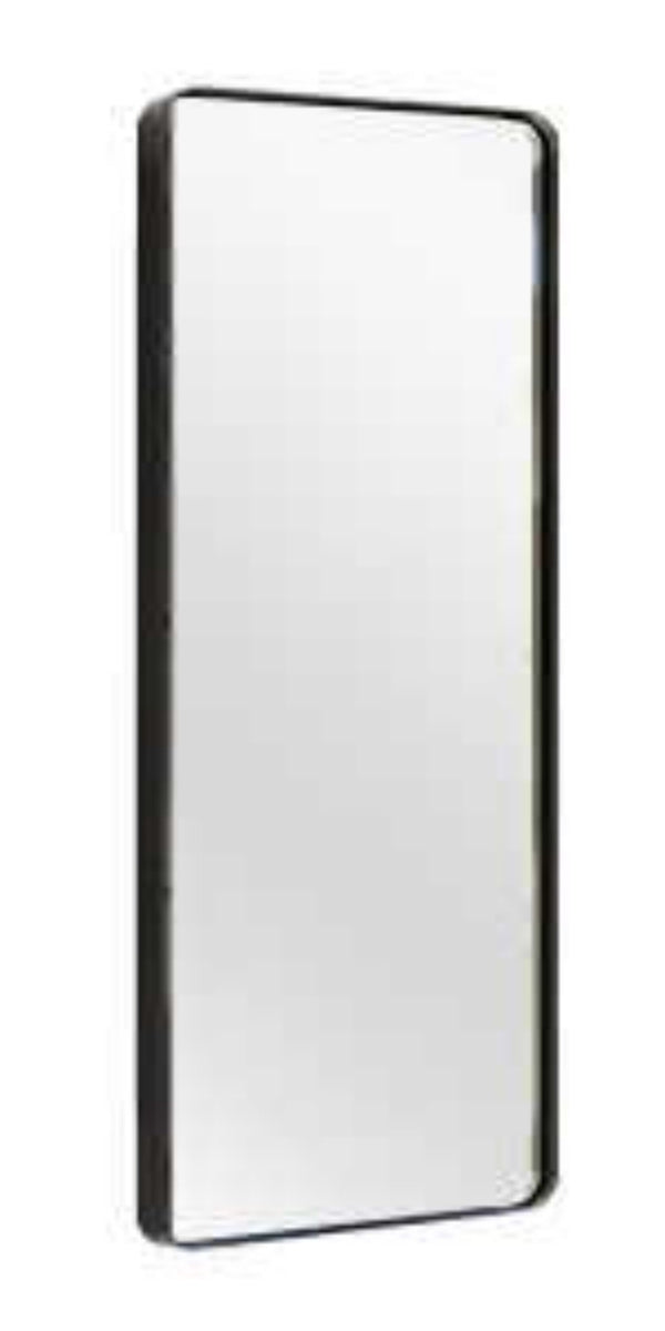 HomeRoots 71" Black Metal Framed Full Length Mirror – Sleek, Modern, and Versatile for Any Room's Elegance! 564615