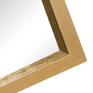 HomeRoots 36" Gold Metal Framed Accent Mirror - Sleek, Modern Design for Entryways, Living Rooms & More! 564625