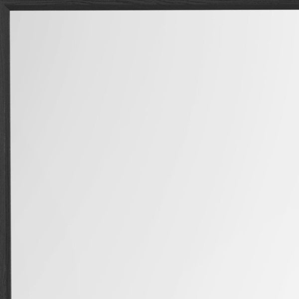 Homeroots 40" Gray Square Wood Framed Accent Mirror – Elevate Your Space With Chic Design & Bright Reflection  Glass 564646