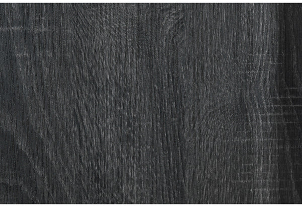 Homeroots 25" Distressed Dark Gray Two Drawer Wood Nightstand   564647