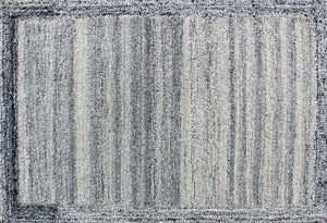 Homeroots 5' X 8' Gray Abstract Hand Tufted Non Skid Area Rug  100% Pet 564705