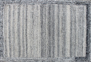 Homeroots 5' X 8' Gray Abstract Hand Tufted Non Skid Area Rug  100% Pet 564705