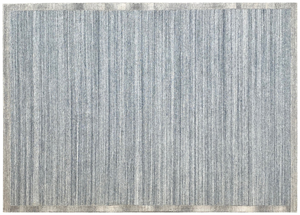 Homeroots 5' X 8' Silver Abstract Hand Tufted Non Skid Area Rug  100% Pet 564706
