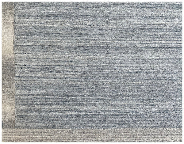 Homeroots 5' X 8' Silver Abstract Hand Tufted Non Skid Area Rug  100% Pet 564706