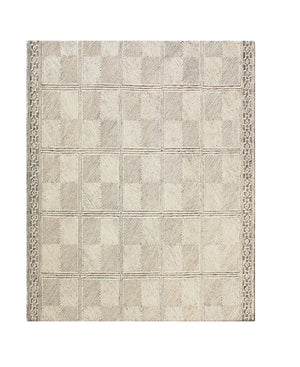 HomeRoots 5' X 8' Moss Green Wool Area Rug - Hand-Tufted Abstract Design, Non-Skid, Perfect for Any Room 564713