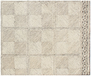 Homeroots 5' X 8' Moss Green Wool Abstract Geometric Hand Tufted Non Skid Area Rug  Wool 564713