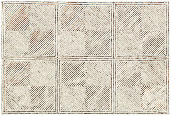 Homeroots 5' X 8' Moss Green Wool Abstract Geometric Hand Tufted Non Skid Area Rug  Wool 564713