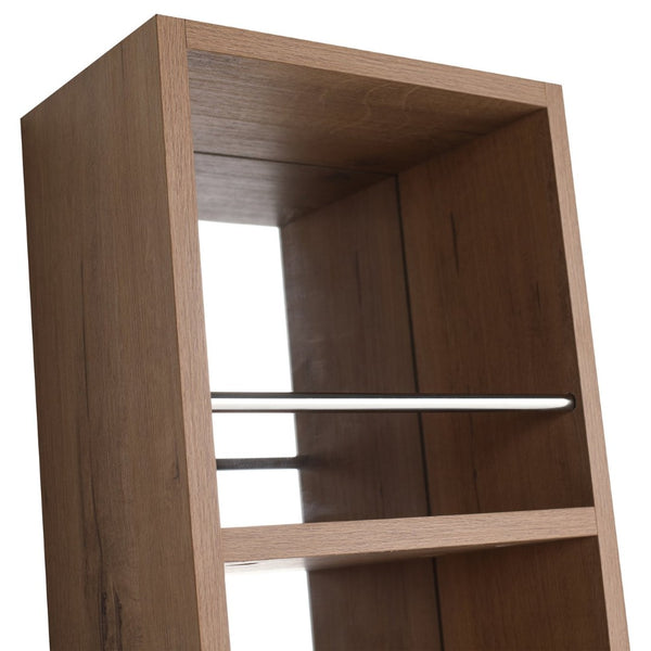 English Elm 10'' Wall Mount Bathroom Mirror Cabinet Open Shelf Plywood Melamine Storage Organizer W999P470292