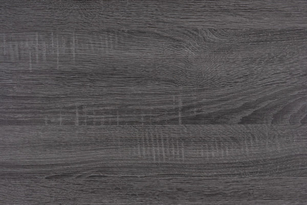 HomeRoots Gray King Bed Frame - Modern Two-Tone Black and Gray Wood Design for Elegant Bedroom Retreats 564763