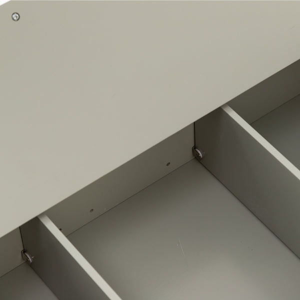 HomeRoots 22" White Wood Floating Vanity: Modern Space-Saving Design with Soft-Close Doors for Stylish Storage 564798