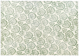 Homeroots 5' X 8' Ivory Wool Floral Hand Tufted Non Skid Area Rug  Wool 564802