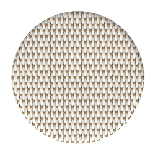 Butler Specialty Tobias Outdoor Rattan And Metal Dining Side Chair – Chic Coastal Style For Your Patio Oasis Beige And White Aluminum,Polyurethane Synthetic (Pe) Rattan 5648433-butler