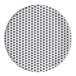 Butler Specialty Tobias Outdoor Rattan And Metal Dining Side Chair – Chic Coastal Style For Your Patio Oasis Black And White Aluminum,Polyurethane Synthetic (Pe) Rattan 5648434-butler