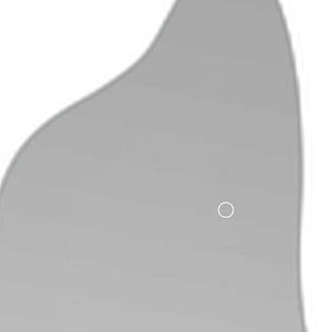 HomeRoots 63" Modern Abstract LED Lighted Full-Length Mirror - Sleek Frameless Design for Any Space 564860