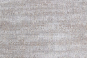 Homeroots 8' X 10' Taupe Hand Loomed Area Rug  Viscose 564871