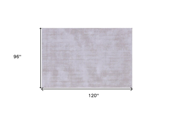 Homeroots 8' X 10' Taupe Hand Loomed Area Rug  Viscose 564871