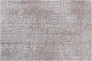 Homeroots 10' X 14' Taupe Hand Loomed Area Rug  Viscose 564872