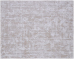Homeroots 10' X 14' Beige Hand Loomed Area Rug  Viscose 564876