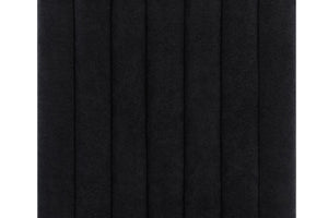 Homeroots Set Of Two Luxurious Black Velvet Dining Side Chairs With Nailhead Trim For Elegant Seating   564878