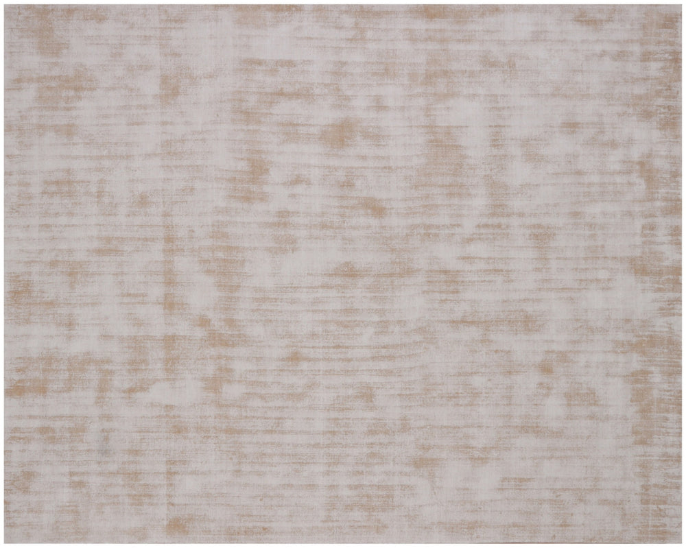 Homeroots 8' X 10' Champagne Hand Loomed Area Rug  Viscose 564907