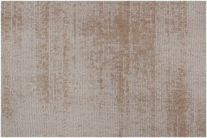 Homeroots 9' X 12' Champagne Hand Loomed Area Rug  Viscose 564908