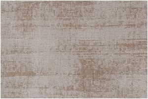 Homeroots 10' X 14' Champagne Hand Loomed Area Rug  Viscose 564909