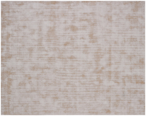 Homeroots 10' X 14' Champagne Hand Loomed Area Rug  Viscose 564909