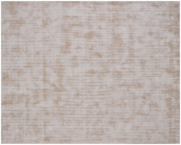 Homeroots 6' Champagne Round Hand Loomed Area Rug  Viscose 564911