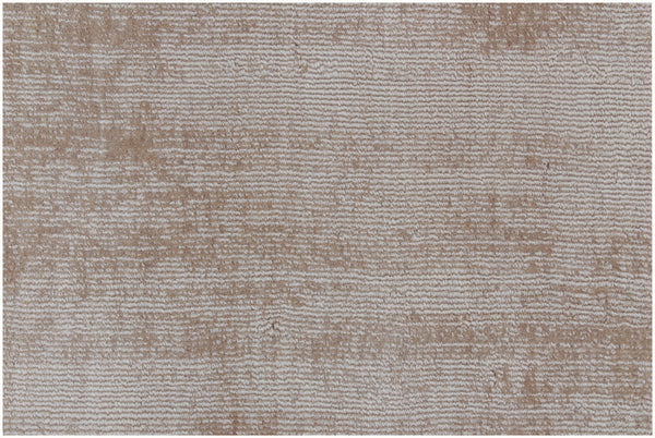 Homeroots 6' Champagne Round Hand Loomed Area Rug  Viscose 564911