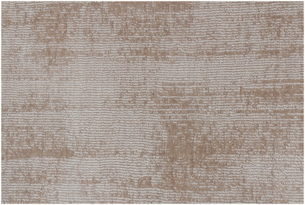 Homeroots 6' Champagne Round Hand Loomed Area Rug  Viscose 564911