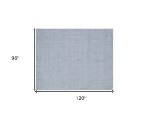 Homeroots 8' X 10' Sage Hand Loomed Area Rug  Viscose 564912