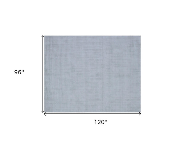 Homeroots 8' X 10' Sage Hand Loomed Area Rug  Viscose 564912