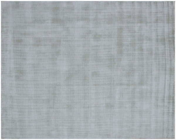 Homeroots 9' X 12' Green Hand Loomed Area Rug  Viscose 564914