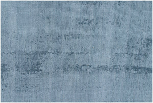 Homeroots 8' X 10' Denim Blue Hand Loomed Area Rug  Viscose 564921