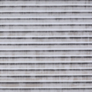 Homeroots 9' X 12' Brown And Ivory Striped Hand Loomed Area Rug  Viscose 564922